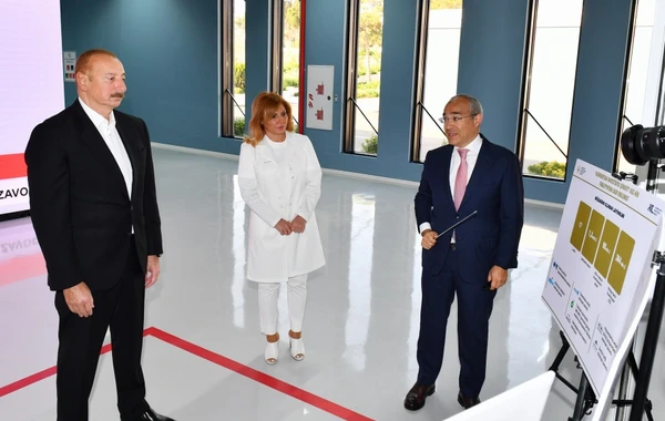 İlham Əliyev Bakıda “Diamed” dərman istehsalı zavodunun açılışında iştirak edib - FOTO