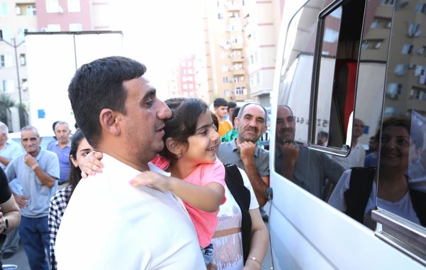 Füzuliyə ilk köç karvanı yola düşüb - FOTO