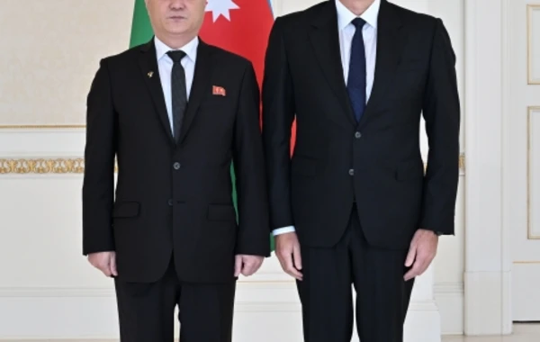 Prezident İlham Əliyev Koreyanın yeni səfirinin etimadnaməsini qəbul edib - FOTO