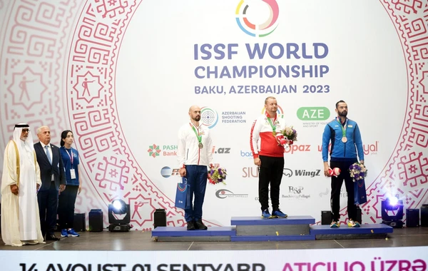 Bakıda keçirilən dünya çempionatında Avstriya atıcısı qızıl medal qazanıb - FOTO