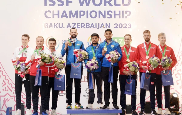 Bakıda keçirilən dünya çempionatında Avstriya atıcısı qızıl medal qazanıb - FOTO