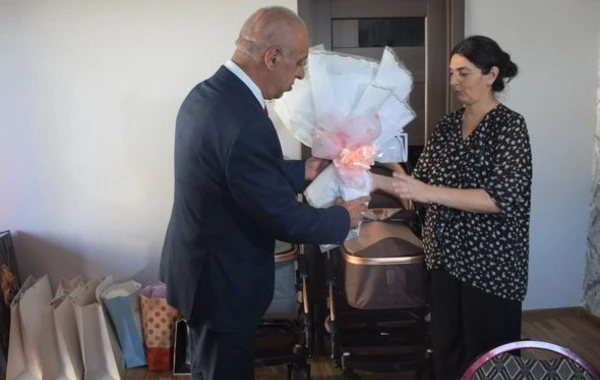 Vətən müharibəsi şəhidinin əkiz bacı-qardaşı dünyaya gəlib - FOTO
