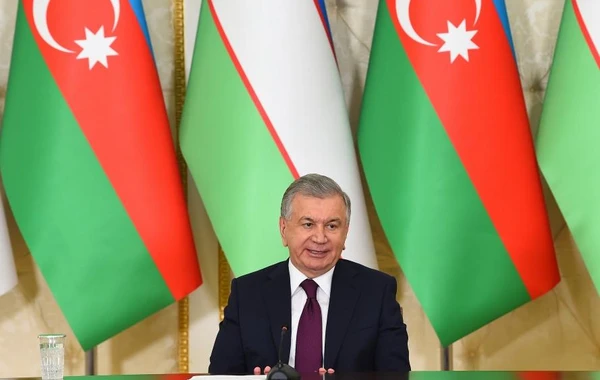 İlham Əliyev və Şavkat Mirziyoyev mətbuata bəyanatlarla çıxış ediblər - YENİLƏNİB - FOTO