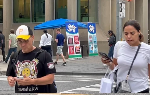 Azərbaycan icması Torontoda Ermənistanın təxribatlarına qarşı aksiya keçirib - FOTO