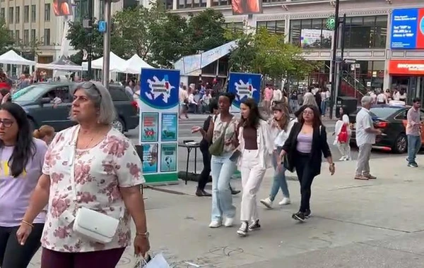 Azərbaycan icması Torontoda Ermənistanın təxribatlarına qarşı aksiya keçirib - FOTO