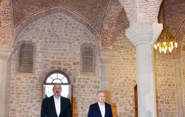 Azərbaycan ilə Özbəkistan prezidentləri və xanımları Şuşaya səfər ediblər - YENİLƏNİB - FOTO