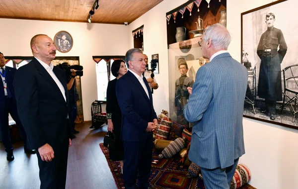 Azərbaycan ilə Özbəkistan prezidentləri və xanımları Şuşaya səfər ediblər - YENİLƏNİB - FOTO