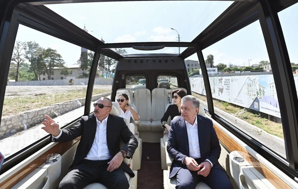 Azərbaycan ilə Özbəkistan prezidentləri və xanımları Şuşaya səfər ediblər - YENİLƏNİB - FOTO