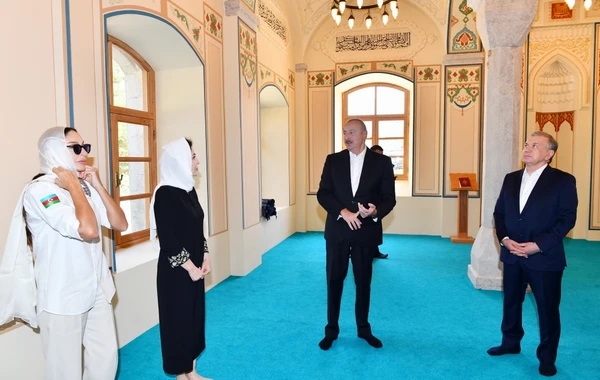 Azərbaycan ilə Özbəkistan prezidentləri və xanımları Şuşaya səfər ediblər - YENİLƏNİB - FOTO