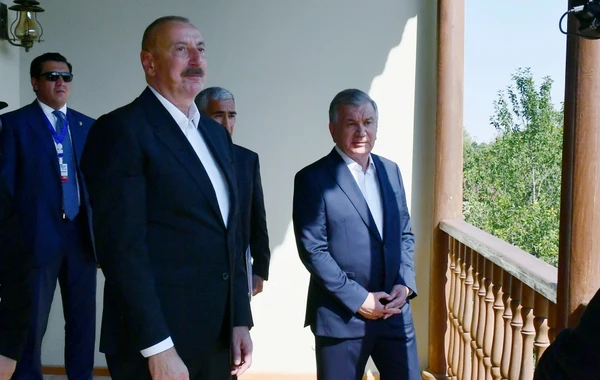 Azərbaycan ilə Özbəkistan prezidentləri və xanımları Şuşaya səfər ediblər - YENİLƏNİB - FOTO