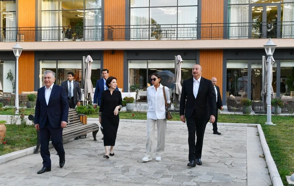 Azərbaycan ilə Özbəkistan prezidentləri və xanımları Şuşaya səfər ediblər - YENİLƏNİB - FOTO