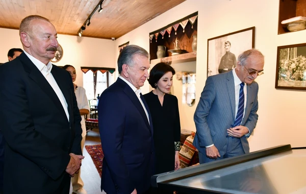 Azərbaycan ilə Özbəkistan prezidentləri və xanımları Şuşaya səfər ediblər - YENİLƏNİB - FOTO