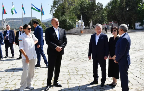 Azərbaycan ilə Özbəkistan prezidentləri və xanımları Şuşaya səfər ediblər - YENİLƏNİB - FOTO