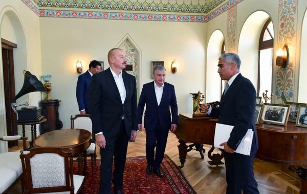 Azərbaycan ilə Özbəkistan prezidentləri və xanımları Şuşaya səfər ediblər - YENİLƏNİB - FOTO