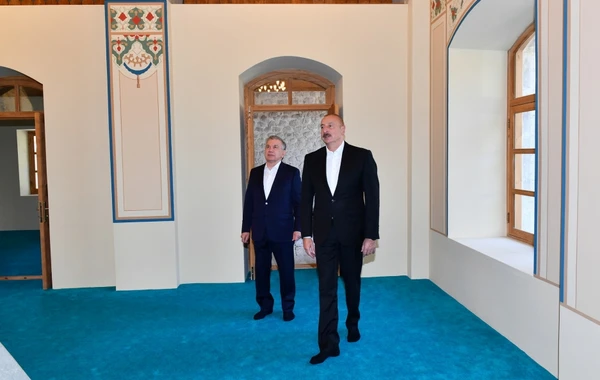 Azərbaycan ilə Özbəkistan prezidentləri və xanımları Şuşaya səfər ediblər - YENİLƏNİB - FOTO