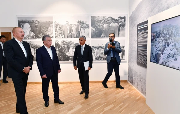 Azərbaycan ilə Özbəkistan prezidentləri və xanımları Şuşaya səfər ediblər - YENİLƏNİB - FOTO