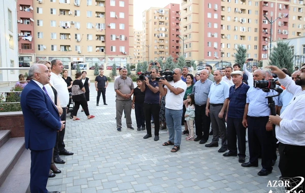 Zabux kəndinə ilk köç başlayıb - FOTO