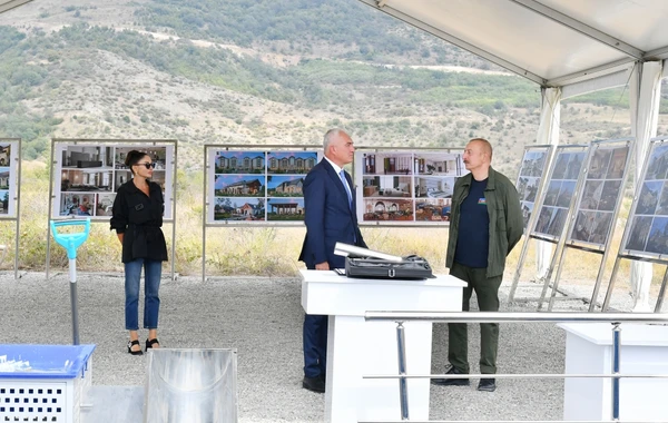 Laçında mehmanxana kompleksinin təməli qoyulub - FOTO