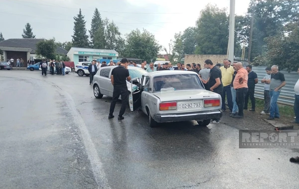 Oğuzda ölümlə nəticələnən ağır qəza - FOTO