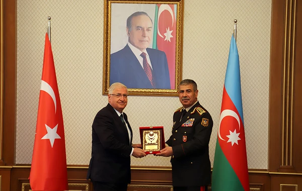 Zakir Həsənov Türkiyənin milli müdafiə naziri ilə görüşüb - FOTO/VİDEO