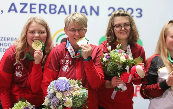 Dünya çempionatı: Ukraynadan olan atıcı qızıl medal qazanıb - FOTO