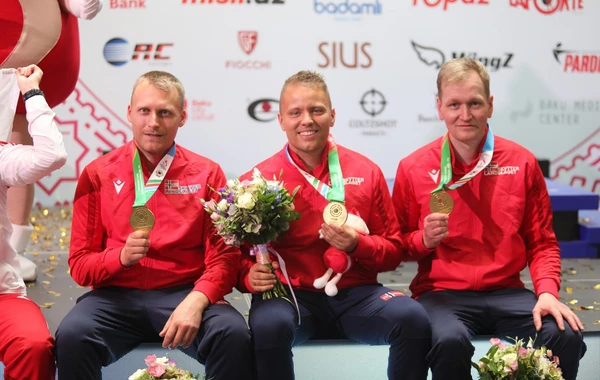 Dünya çempionatı: Ukraynadan olan atıcı qızıl medal qazanıb - FOTO