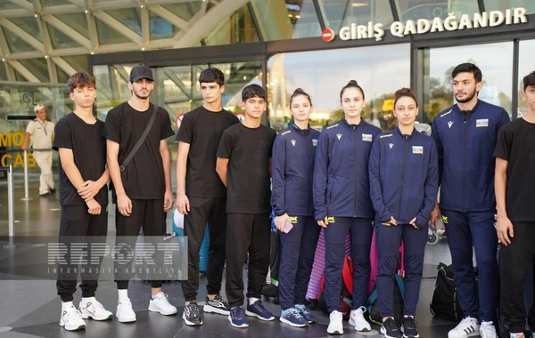 Avropa çempionatlarında 5 medal qazanan taekvondoçular Vətənə qayıdıb - FOTO