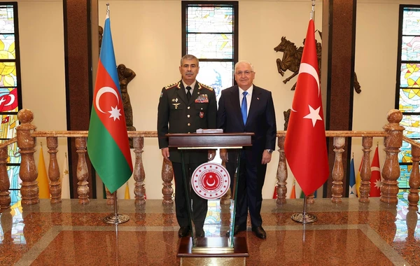 Zakir Həsənov türkiyəli həmkarı ilə görüşüb - YENİLƏNİB - FOTO/VİDEO