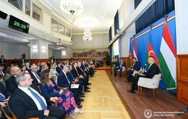 Джейхун Байрамов выступил на конференции руководителей диппредставительств Венгрии - ФОТО