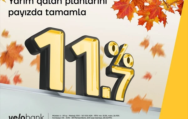 "Yelo Bank"ın payız təklifini qaçırma