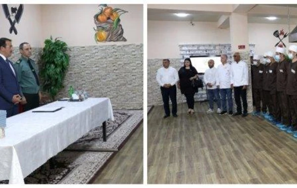 Aşpazlıq kursuna cəlb edilmiş məhkumlara sertifikatlar təqdim edilib - FOTO