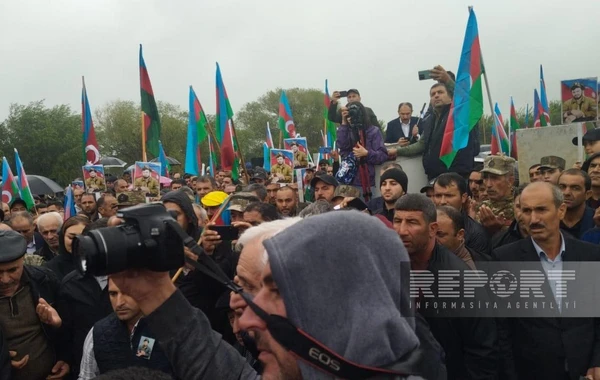 Otuz il əvvəl şəhid olan hərbçinin cənazəsi Füzuliyə gətirilib - FOTO