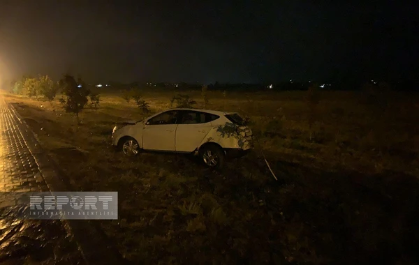 Naxçıvanda yol qəzası: Ölən və xəsarət alan var - FOTO