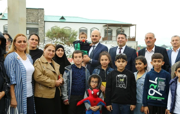 Ağalıda daha 25 ailəyə evlərinin açarları təqdim olunub - FOTO