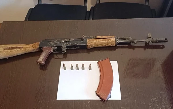 Ağcabədi sakinindən avtomat götürülüb - FOTO