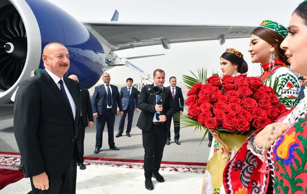 Prezident İlham Əliyev Tacikistanda səfərdədir - FOTO