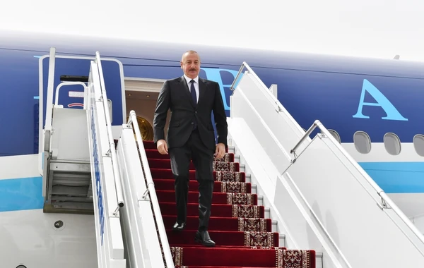 Prezident İlham Əliyev Tacikistanda səfərdədir - FOTO