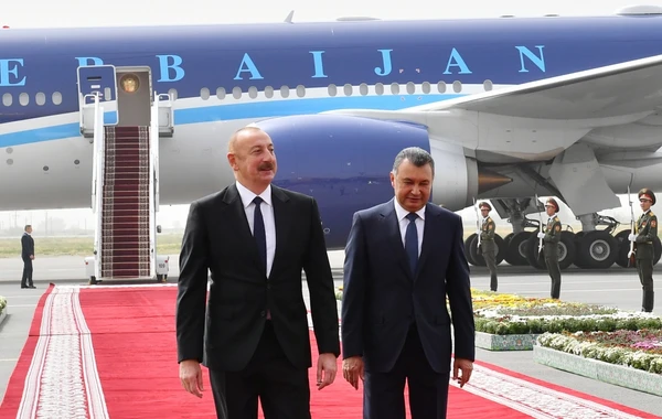 Prezident İlham Əliyev Tacikistanda səfərdədir - FOTO