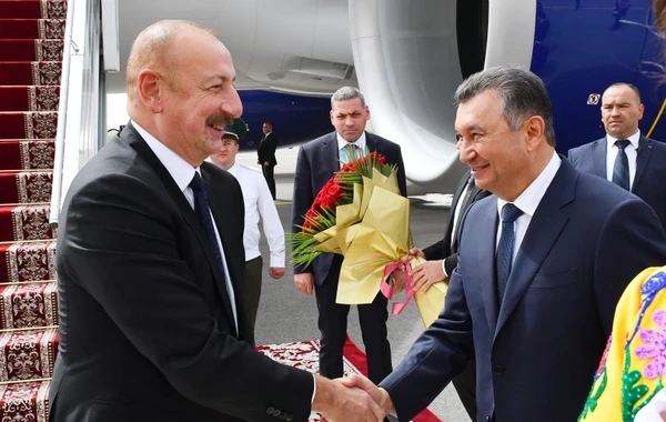 Президент Азербайджана Ильхам Алиев прибыл с визитом в Таджикистан - ФОТО