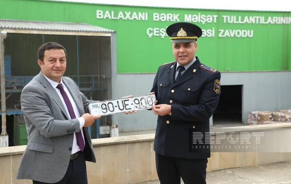 Bakıda tullantıların arasından 8-i əcnəbilərə məxsus olmaqla 57 avtomobil nömrəsi tapılıb - FOTO