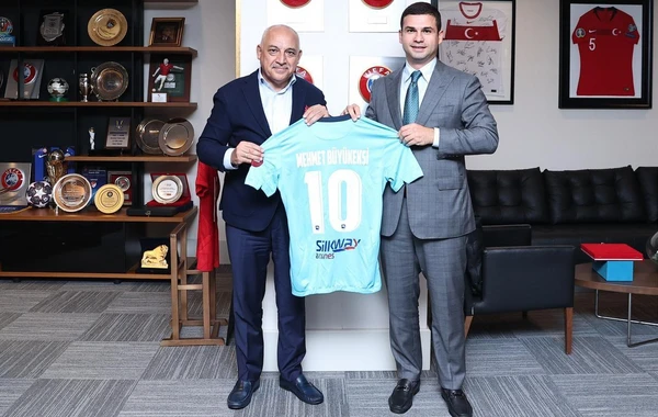 Orxan Məmmədov Türkiyə Futbol Federasiyasının prezidenti ilə görüşüb - FOTO