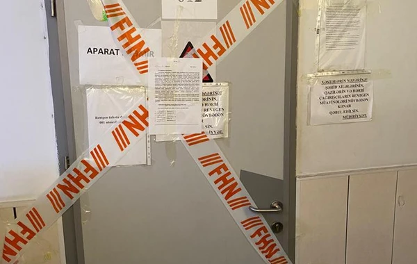 Respublika Klinik Xəstəxanasında rentgen kabinetlərinin fəaliyyəti dayandırılıb - FOTO/VİDEO