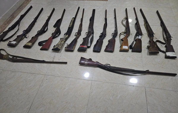 Sabirabadda 15 qanunsuz silah götürülüb