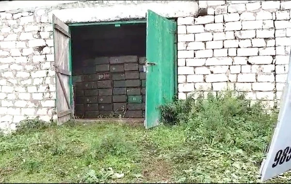 Kəlbəcərdə sursat anbarı aşkar olundu - FOTO/VİDEO