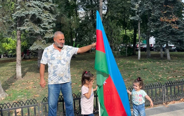 Moldova azərbaycanlıları BMT-nin Kişineudakı nümayəndəliyi qarşısında aksiya keçiriblər - FOTO