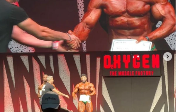 Sabiq Baş nazirinin xanəndə kürəkəni "Bodybuilding" yarışında - FOTO/VİDEO