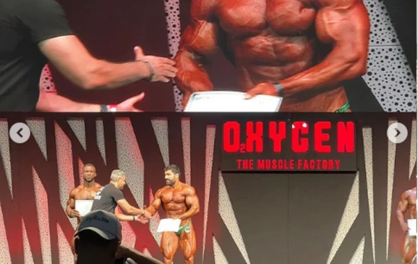 Sabiq Baş nazirinin xanəndə kürəkəni "Bodybuilding" yarışında - FOTO/VİDEO