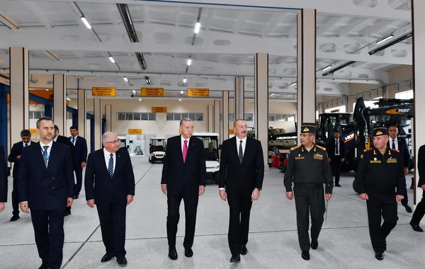 Президенты Азербайджана и Турции приняли участие в открытии Нахчыванского военного комплекса - ОБНОВЛЕНО + ФОТО