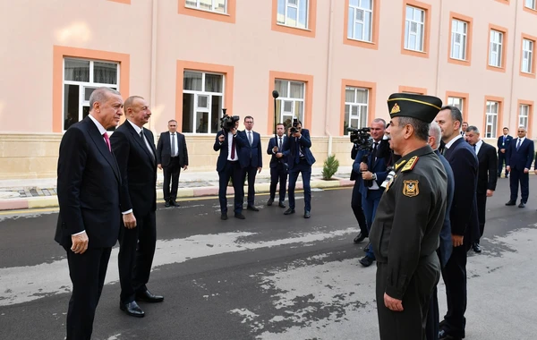 Президенты Азербайджана и Турции приняли участие в открытии Нахчыванского военного комплекса - ОБНОВЛЕНО + ФОТО