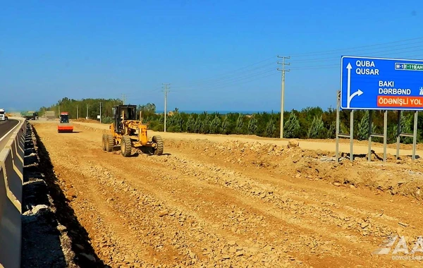Bakı-Quba yolunun bir hissəsində təmir-bərpa işləri yekunlaşıb - FOTO/VİDEO